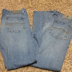 Men's Blue Bootcut Jeans